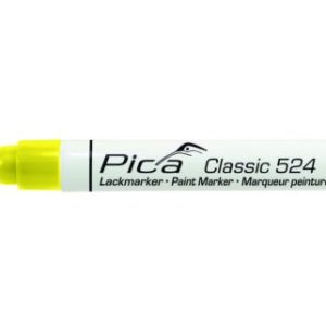 Marcador Permanente Pica Classic Amarillo