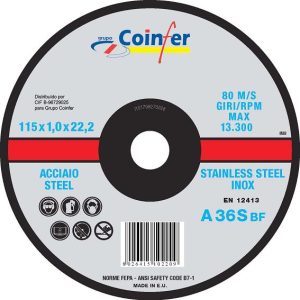 Disc.inox 115x1x22,2