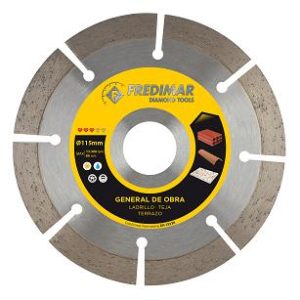 Disco Obra Ø115 Segmentado Rapid Cut Altura 10mm.