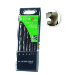 Est. 6 Broca Hss Co Din338 Ø 2-3-4-5-6-8 Mm Dc9314