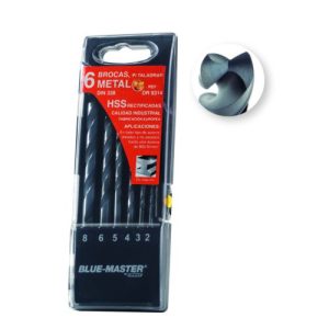 Est. 6 Broca Hss Din338 Ø 2-3-4-5-6-8 Mm Dr9314