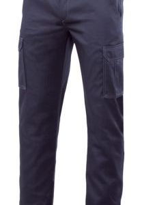 Pantalon Algodon/fibra/poliester Stretch Marino 40