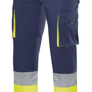Pantalon Stretch A.v. Azul Mar/ama.fluor T-2xl