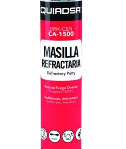 Masilla Refractaria Brik-cen Ca-1500 Negro 1500º