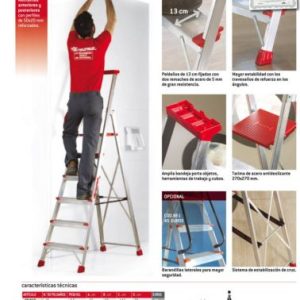 Escalera Tijera 5 PeldaÑos Elegance En945