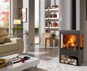 Estufa LeÑa C/horno Coral Ecodesign 18736