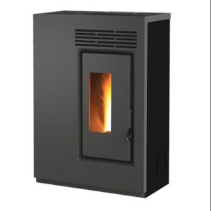 Estufa Pellet Eco60 Negra Secon6