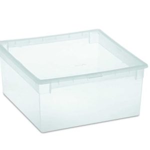 Caja Ordenacion Light Box M 12 L. Transparente