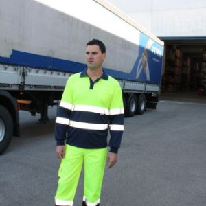 Polo Alta Visibilidad Gales Manga Larga M