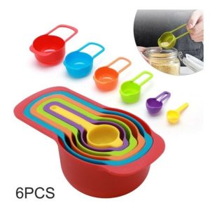 Set 6 Medidores De Colores