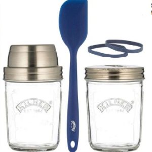 Set Preparar Masa Madre 35cl Vidrio + Inox + Silicona