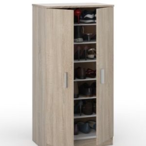 Zapatero Armario Basic Roble 108x55x36cm. 007813f