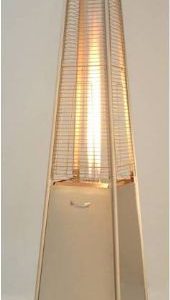 Estufa Ext.gas C/crist.llama Viva Soleado Fuego