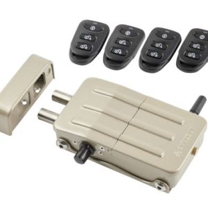 Cerradura Invisible Con Mando A Distancia Plata