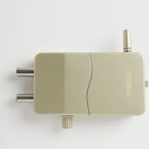 Cerradura Invisible Con Alarma Dorada Ci10d-al
