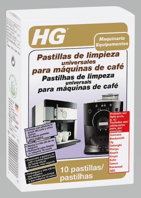 Limpiador Universal 10 Pastillas P/maquinas Cafe - SALVIA S.L.
