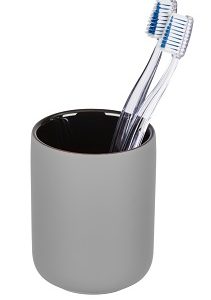 Vaso Cepillo De Dientes Avellino Gris 24794