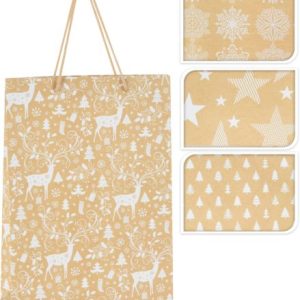 Bolsa Regalo Mediana Motivos NavideÑos Abd101400