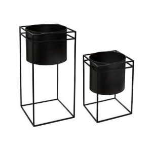 Set 2 Macetas Sop.metal 40*18-25*16