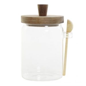 Bote Borosilicato Acacia 12x10x18 850ml
