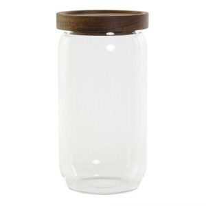 Bote Borosilicato Acacia 9x9x18 800ml