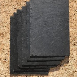 Platos Pizarra Natural Set 6 Uni.