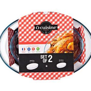 Set 2 Fuentes Oval 39x27 Y 30x21 Ocuisine