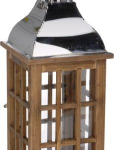 Farol Madera Metal Marron 20x47cm  Aae260780