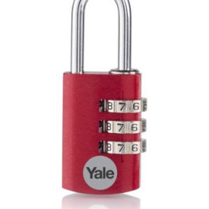 Candado Combin. Alum. 20mm. Rojo Ye3cb/20/121/co