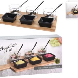 Set 10 Pzas.a Peritivo C/tabla Bambu 210000720