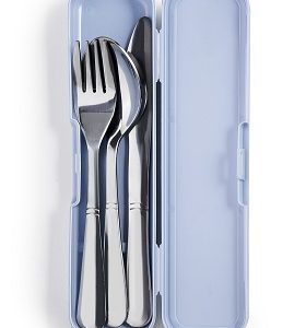 Set 3 Cubiertos Inox C/estuche Lunch Away 700600