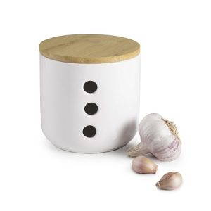 Tarro Para Ajos Ceramic+bamboo 715110