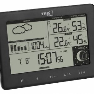 Estacion Meteo Digital Bthr Sensor Termo-hig Negro
