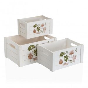 Set 3 Cajas Madera Roxan