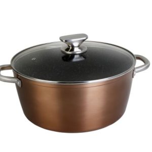 Cazuela Alta Aluminio Forjado Profesional 28cm