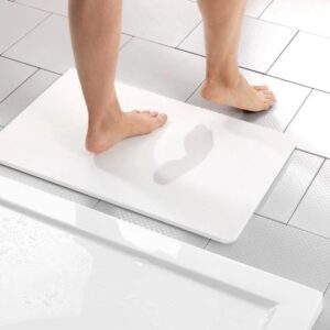 Alfombra BaÑo Diatomita Blco 60x39
